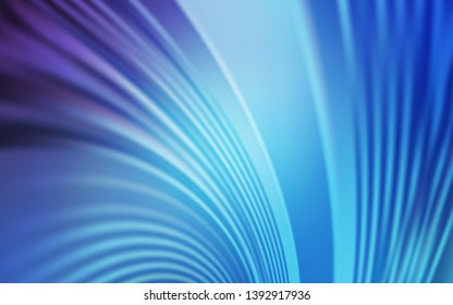 Light Pink, Blue vector backdrop with wry lines. Shining colorful illustration in simple style. Brand new design for your ads, poster, banner.