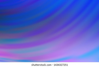 Light Pink, Blue vector backdrop with bent lines. A completely new colorful illustration in simple style. Brand new design for your ads, poster, banner.