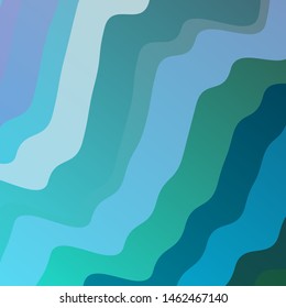 Light Pink, Blue vector backdrop with bent lines. Colorful illustration, which consists of curves. Pattern for ads, commercials.