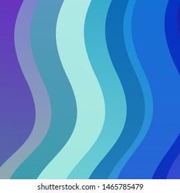 Light Pink, Blue vector backdrop with bent lines. Colorful illustration in circular style with lines. Pattern for websites, landing pages.