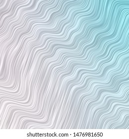 Light Pink, Blue vector backdrop with bent lines. Abstract illustration with bandy gradient lines. Template for your UI design.