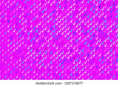 Light Pink, Blue vector backdrop with bent lines. Brand new colorful illustration in simple style. New composition for your brand book.