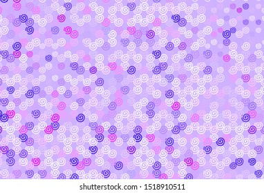 Light Pink, Blue vector backdrop with wry lines. A sample with colorful lines, shapes. The best colorful design for your business.