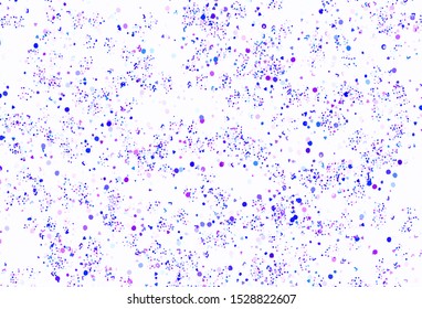 Light Pink, Blue vector backdrop with memphis shapes. Modern abstract illustration with colorful random forms. Elegant design for wallpapers.