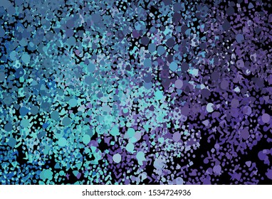 Light Pink, Blue vector backdrop with memphis shapes. Simple colorful illustration with abstract gradient shapes. Modern design for your business card.