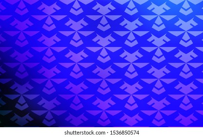 Light Pink, Blue vector backdrop with bent lines. Brand new colorful illustration in simple style. Pattern for your business design.