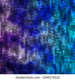 Light Pink, Blue vector backdrop with lines, triangles. Smart design in abstract style with gradient triangles. Pattern for websites.