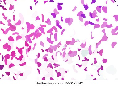 Light Pink, Blue vector backdrop with abstract shapes. Simple colorful illustration with abstract gradient shapes. Simple design for your web site.