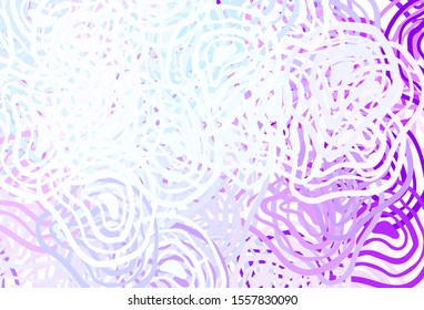 Light Pink, Blue vector backdrop with memphis shapes. Decorative design in abstract style with random forms. Best smart design for your business.