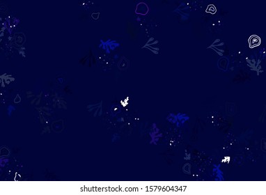 Light Pink, Blue vector backdrop with memphis shapes. Modern abstract illustration with colorful random forms. Best smart design for your business.