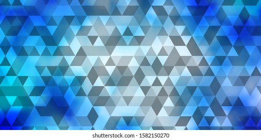 Light Pink, Blue vector backdrop with lines, triangles. Decorative design in abstract style with triangles. Pattern for booklets, leaflets
