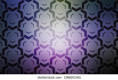 Light Pink, Blue vector backdrop with wry lines. Geometric illustration in abstract style with gradient.  Elegant pattern for a brand book.