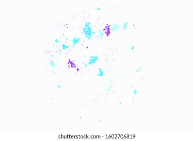 Light Pink, Blue vector backdrop with memphis shapes. Simple colorful illustration with abstract gradient shapes. Modern design for your business card.