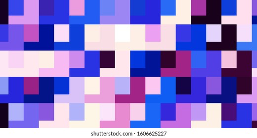 Light Pink, Blue vector backdrop with rectangles. Illustration with a set of gradient rectangles. Pattern for commercials, ads.