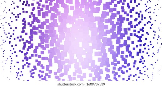Light Pink, Blue vector backdrop with rectangles. Abstract gradient illustration with rectangles. Pattern for websites, landing pages.