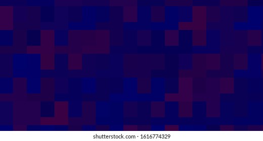 Light Pink, Blue vector backdrop with rectangles. Colorful illustration with gradient rectangles and squares. Best design for your ad, poster, banner.