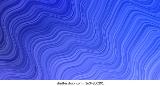 Light Pink, Blue vector backdrop with circular arc. Abstract gradient illustration with wry lines. Smart design for your promotions.