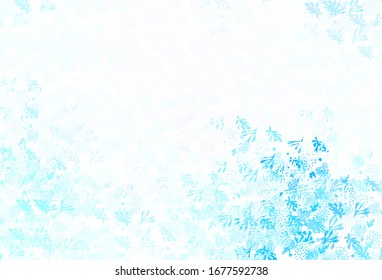 Light Pink, Blue vector backdrop with memphis shapes. Modern abstract illustration with colorful random forms. Simple design for your web site.