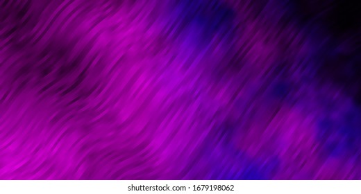 Light Pink, Blue vector backdrop with bent lines. Colorful illustration in abstract style with bent lines. Best design for your ad, poster, banner.