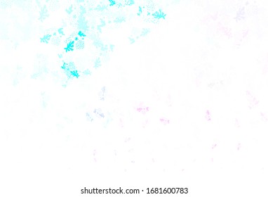 Light Pink, Blue vector backdrop with memphis shapes. Colorful chaotic forms with gradient in modern style. Best smart design for your business.