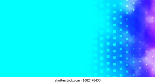 Fondo vector azul claro con rectángulos. Rectángulos con gradiente colorido sobre fondo abstracto. Plantilla para teléfonos móviles.