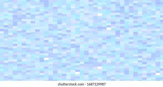 Hellrosa, blaue Vektorillustration mit Rechtecken. Abstrakte Farbverlauf-Abbildung mit Rechtecken. Muster für Webseiten, Landing-Seiten.