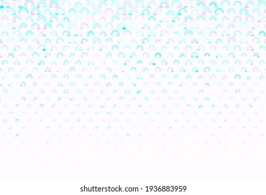 Pink claro, azul vectorial fondo con arcos de lluvia, nubes. Símbolos coloridos del arcoiris colorido al estilo del amor. Diseño para eventos de soporte.