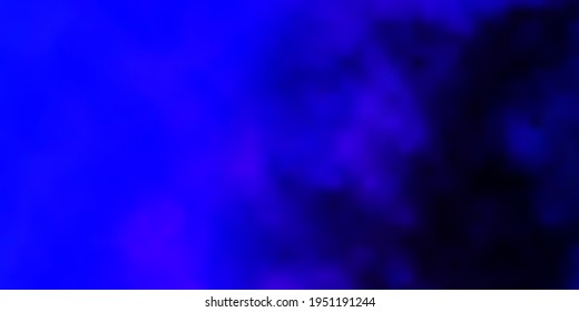 Light Pink, Blue vector backdrop with cumulus. Colorful illustration with abstract gradient clouds. Template for websites.