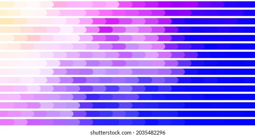 Light Pink, Blue vector backdrop with lines. Repeated lines on abstract background with gradient. Best design for your posters, banners.