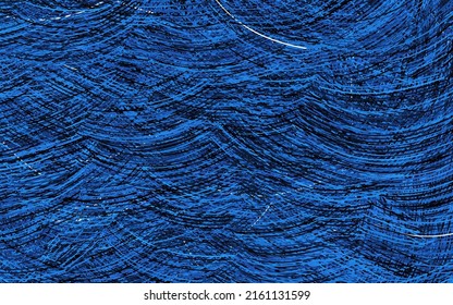 Hellrosa, blauer Vektorhintergrund mit wry lines. Eine abstrakte Zirkumflex-Illustration mit Farbverlauf-Effekt. Textur für Broschüren, Faltblätter.