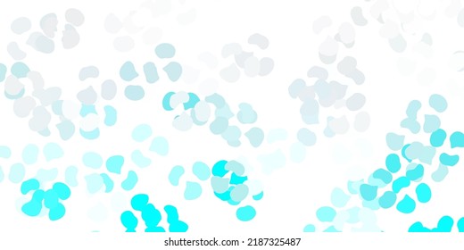Light pink, blue vector backdrop with chaotic shapes. Illustration with colorful shapes in abstract style. Simple illustration for your web site.