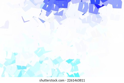 Light Pink, Blue vector backdrop with hexagons. Blur background with colorful hexagons. Pattern for your ad, booklets.