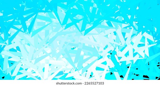 Light pink, blue vector backdrop with triangles, lines. Outstanding abstract illustration with range of colorful triangles. Pattern for wallpapers.