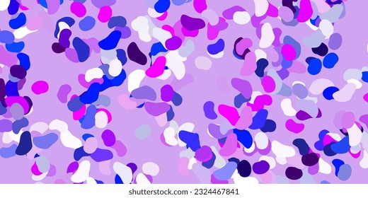 Light pink, blue vector backdrop with chaotic shapes. Colorful illustration with simple gradient shapes. Simple illustration for your web site.