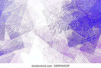 Fondo vector azul rosa claro con líneas raras. Ilustración abstracta colorida con líneas de degradado. Plantilla sencilla para su diseño.