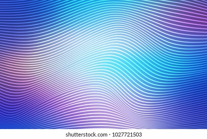 Light Pink, Blue vector background with bent lines. Geometric illustration in Origami style with gradient.  A completely new design for your business.