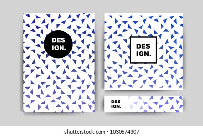 Light Pink, Blue vector background for presentations. Glitter abstract design concept with text box. Completely new template for your brand book.