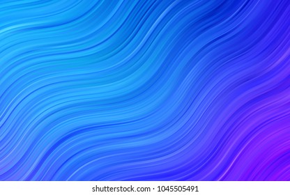 Light Pink, Blue vector background with lamp shapes. A sample with blurred bubble shapes. Marble design for your web site.
