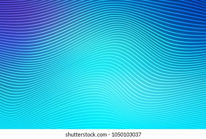 Light Pink, Blue vector background with curved lines. Creative geometric illustration in Origami style with gradient. A completely new template for your business design.