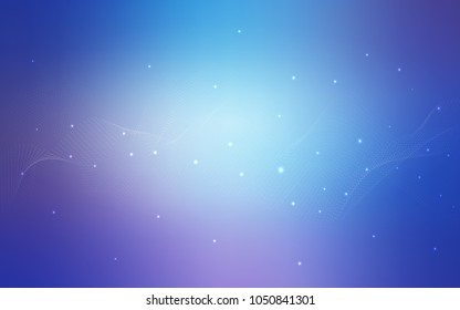 Light Pink, Blue vector background with bubbles. Blurred bubbles on abstract background with colorful gradient. Pattern can be used as texture of water, rain drops.