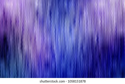 Light Pink, Blue vector background with liquid shapes. Modern gradient abstract illustration with bandy lines. Textured wave pattern for backgrounds.