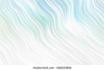 Light Pink, Blue vector background with liquid shapes. A sample with blurred bubble shapes. The template for cell phone backgrounds.