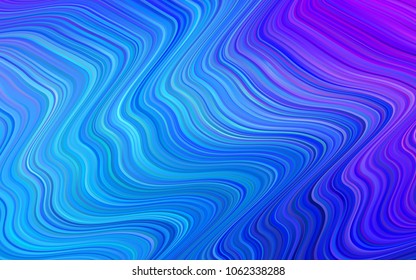 Light Pink, Blue vector background with lamp shapes. Blurred geometric sample with gradient bubbles.  A completely new template for your business design.