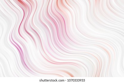 Light Pink, Blue vector background with curved circles. Shining crooked illustration in marble style. A new texture for your  ad, booklets, leaflets.