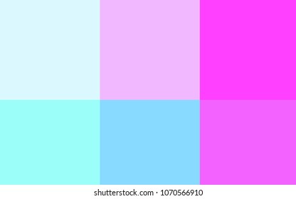 Light Pink, Blue vector background with bright palette. Color palette with set of colors. Smart set of colors for your work as a designer.