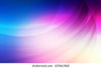 Light Pink, Blue vector background with abstract circles. Shining crooked illustration in marble style. A new texture for your  ad, booklets, leaflets.