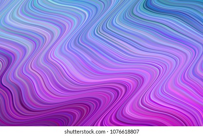 Light Pink, Blue vector background with bubble shapes. Creative geometric illustration in memphis style with gradient. Pattern for your business design.