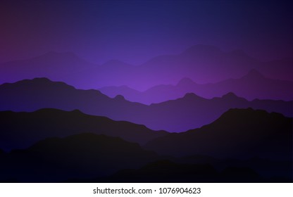 Light Pink, Blue vector background with liquid shapes. Creative geometric illustration in mountain style with gradient. A new texture for your  ad, booklets, leaflets.