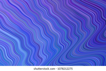 Light Pink, Blue vector background with curved circles. An elegant bright illustration with gradient. Marble design for your web site.