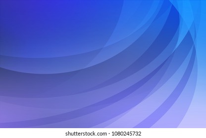 Rosa claro, fondo de Vector azul con Formas de lámpara. Ilustración abstracta de gradiente moderno con líneas de bandy. Un diseño de memphis completamente nuevo para tu negocio.